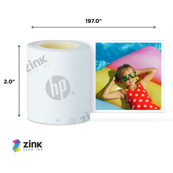 HP Sprocket Panorama Instant Portable Color Label & Photo Printer (Grey)  Gift Bundle