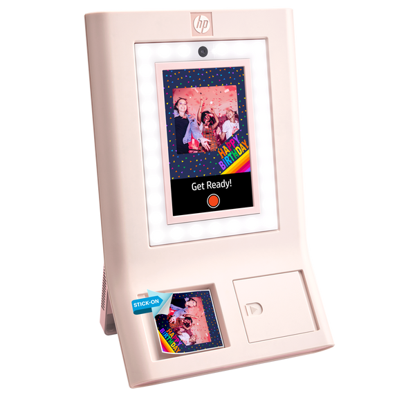 HP Sprocket フォトブース 本体 ピンク HP Sprocket Photobooth Instant 3x4” Color Photo Printer (Pink
