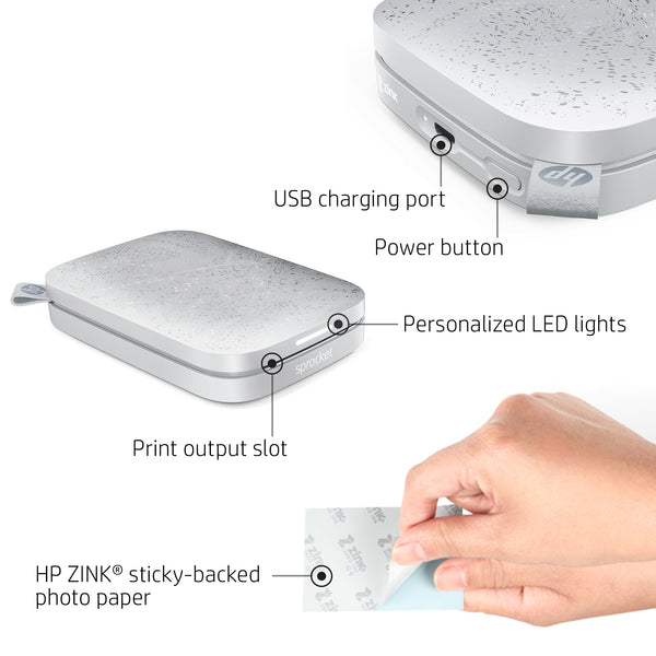 HP Zink Paper Sprocket Luna 2x3 - förbrukningsmaterial