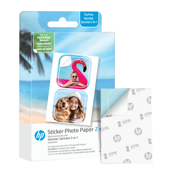 Papier HP Sprocket Papier photo instantané Papier et étiquettes