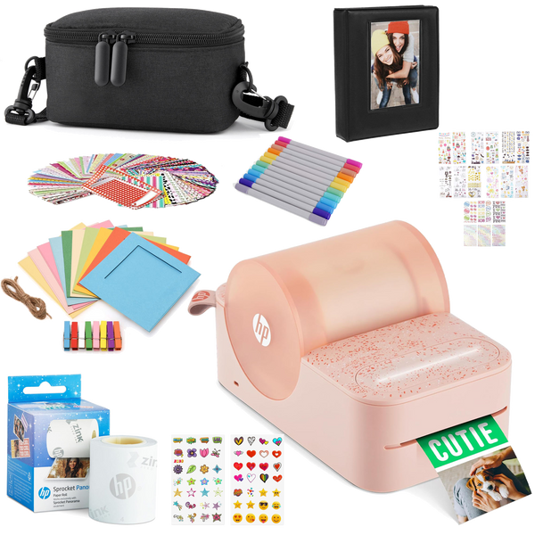 HP Sprocket Panorama Instant Portable Color Label & Photo Printer