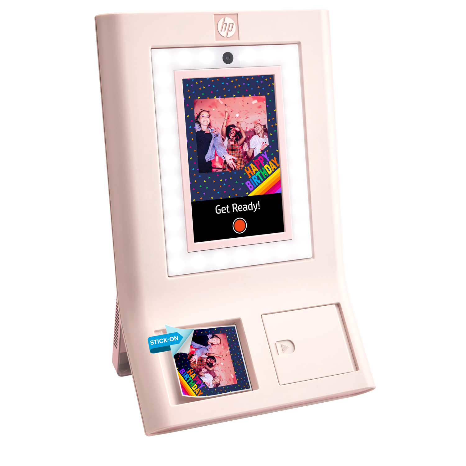 HP Sprocket Photobooth Instant 3x4” Color Photo Printer (Pink) Sprocket Printers