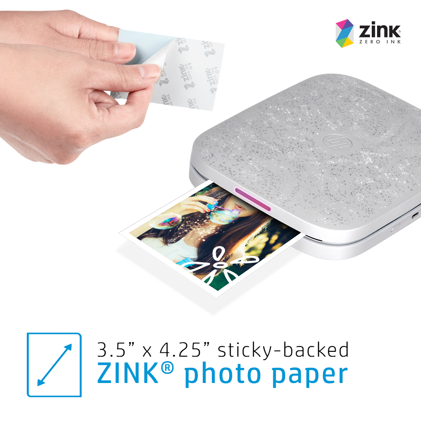 HP Sprocket 2x3 Premium Zink Sticky Photo Paper Compatible with HP Sprocket  Photo Printers -Bundle Zink paper, photo Album and Sticker sets. - Yahoo  Shopping
