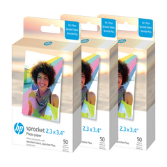 HP Sprocket Studio Plus 4 x 6” Photo Paper and Cartridges (Includes 32 –  Sprocket Printers