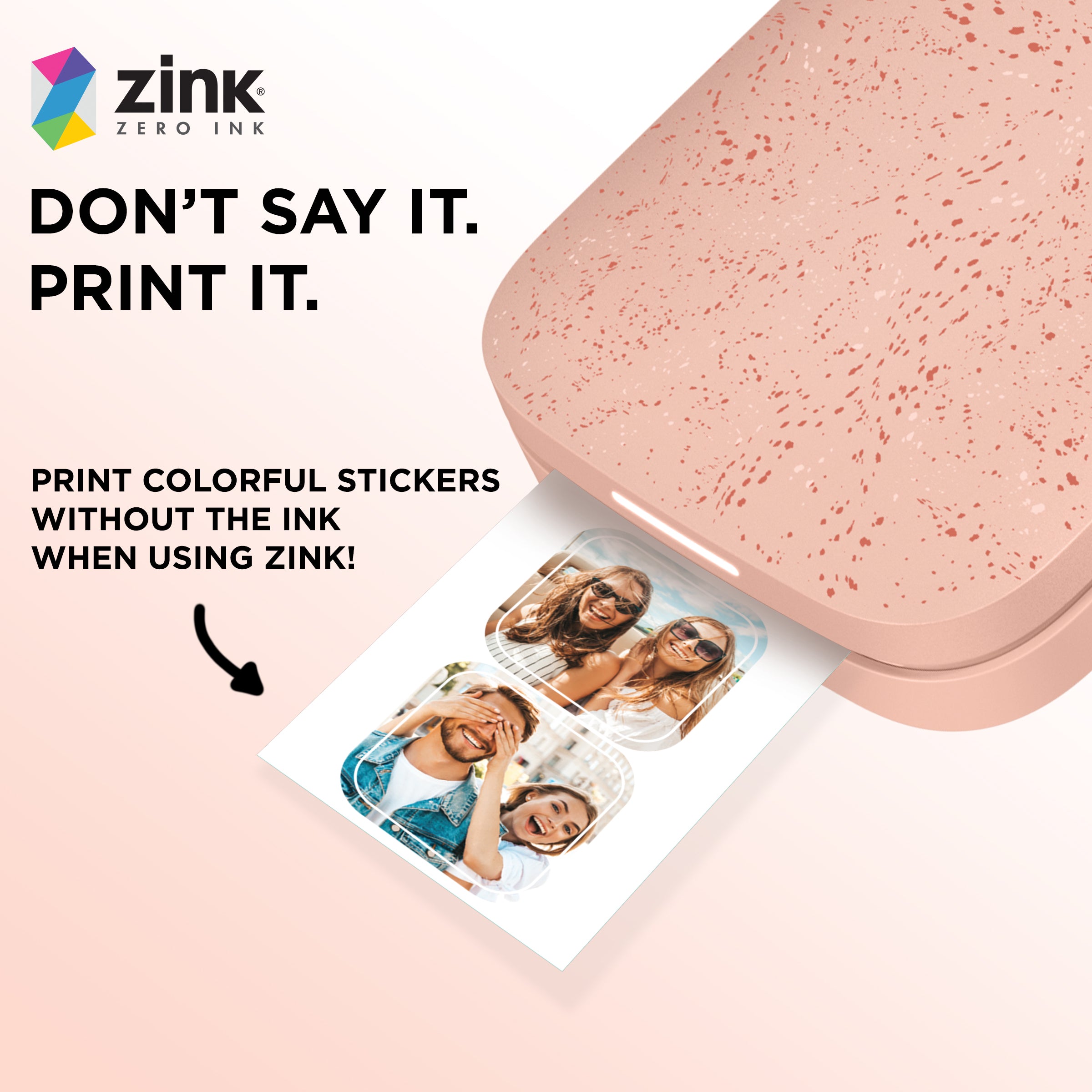 HP Sprocket. Stampante fotografica istantanea portatile 2x3 pollici  (Bianca) Kit: Zink 20 Pack, album fotografico, custodia & Sprocket Carta