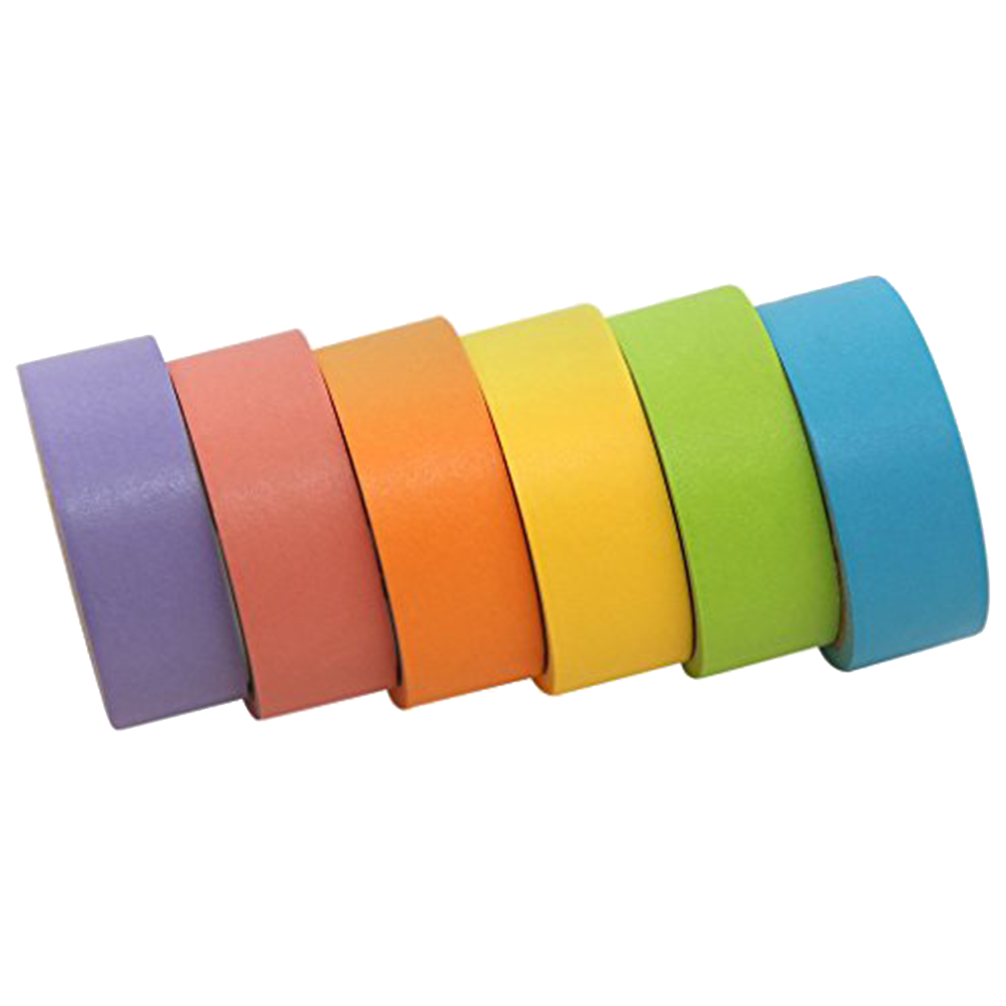 Washi Tape Set with Full Rainbow Of Pastel Colors hpsprocket