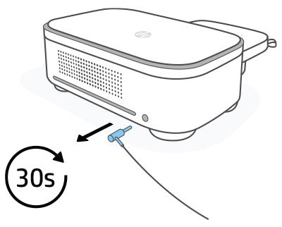 Disconnecting the power cord